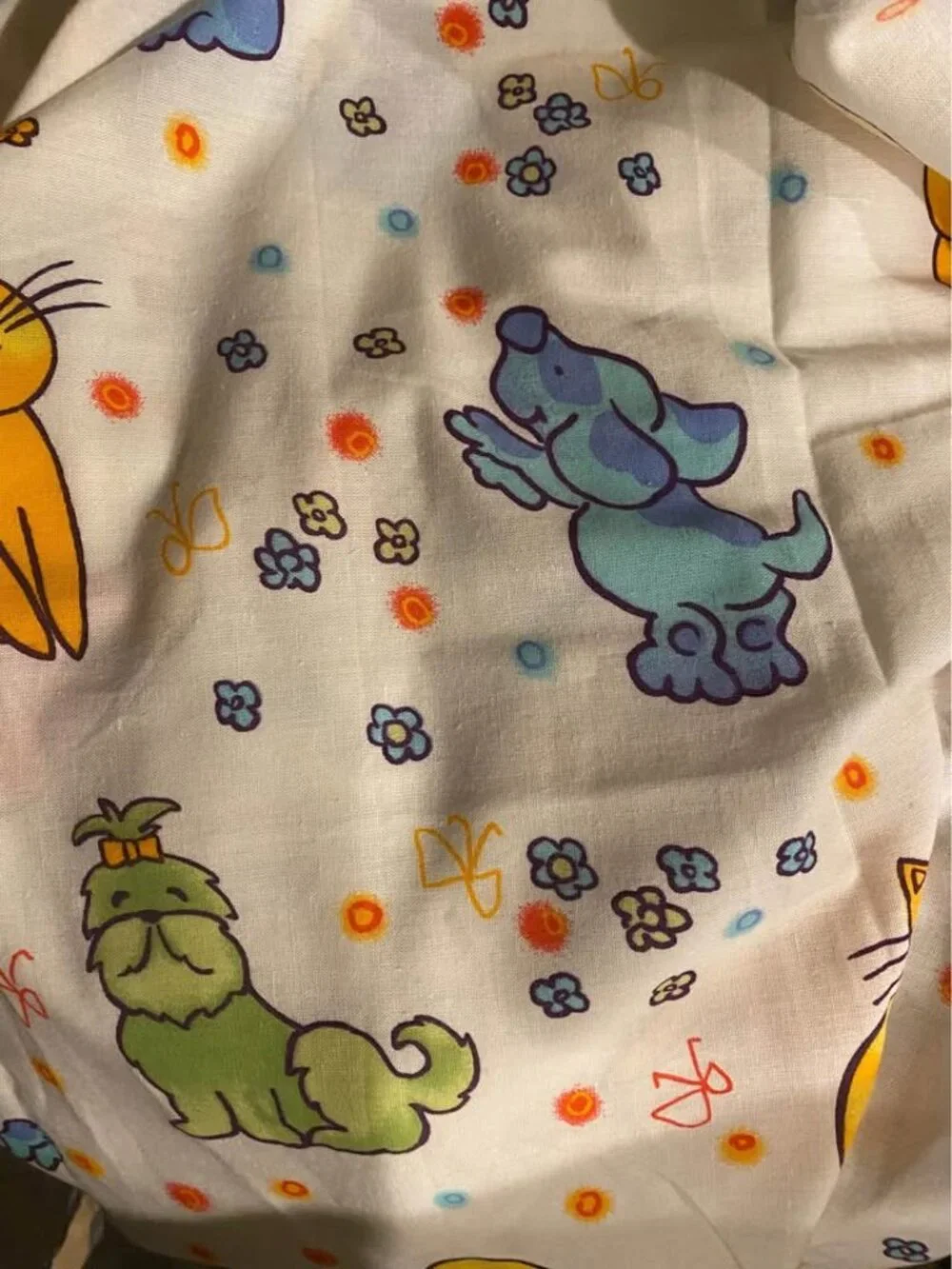 Vibrant Cat & Dog Shower Curtain